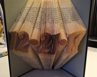 Sobriety Anniversary Date - Folded Book Art