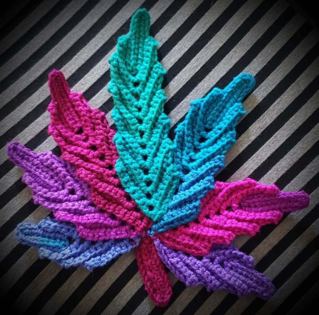 Marijuana Leafcrochet Pattern by JLH Creations by Jendigital PDF Etsy
