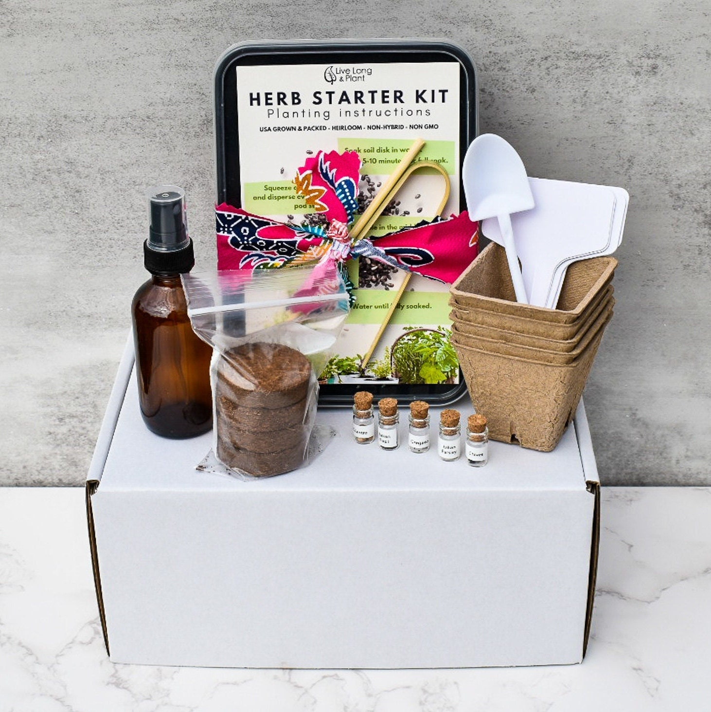 Herb Garden Herb Starter Kit Herb Plants Herb Seeds Herb Etsy