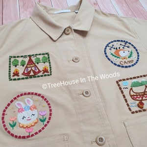 Camping - Jacket - Beige- Made to Order
