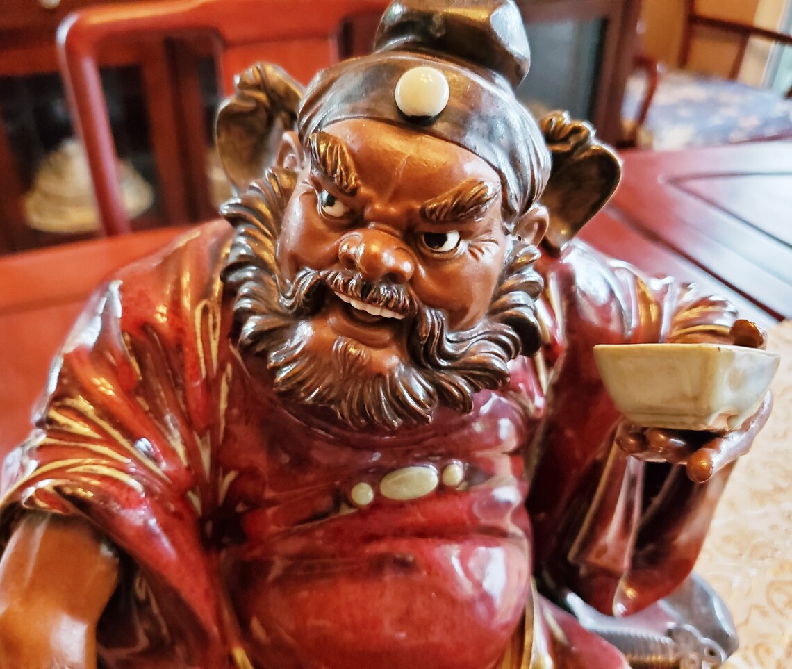 The Jade Emperor Ceramic Statue purchased in Guangzhou Etsy