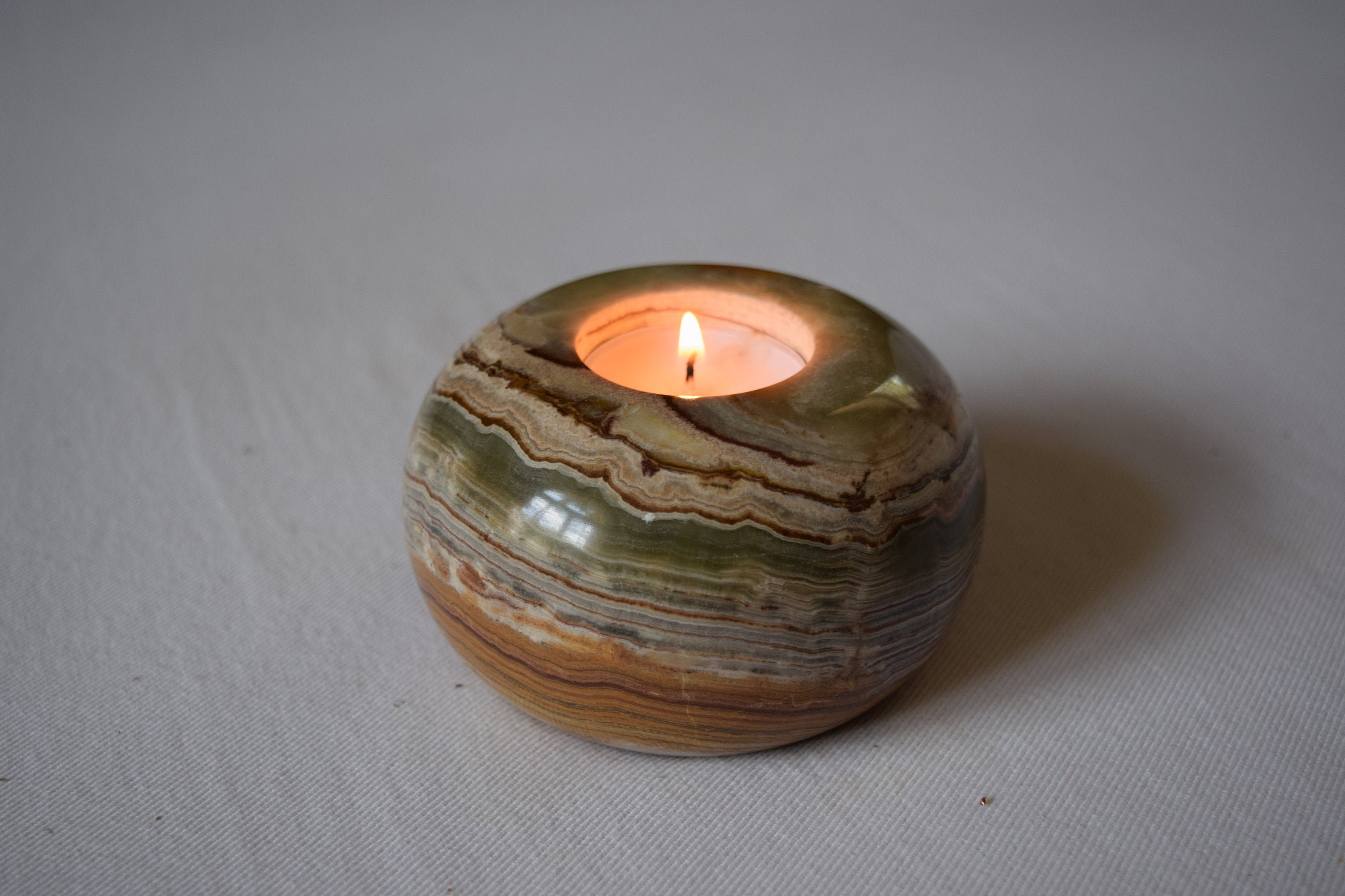 Onyx Votive Candle Holder Etsy