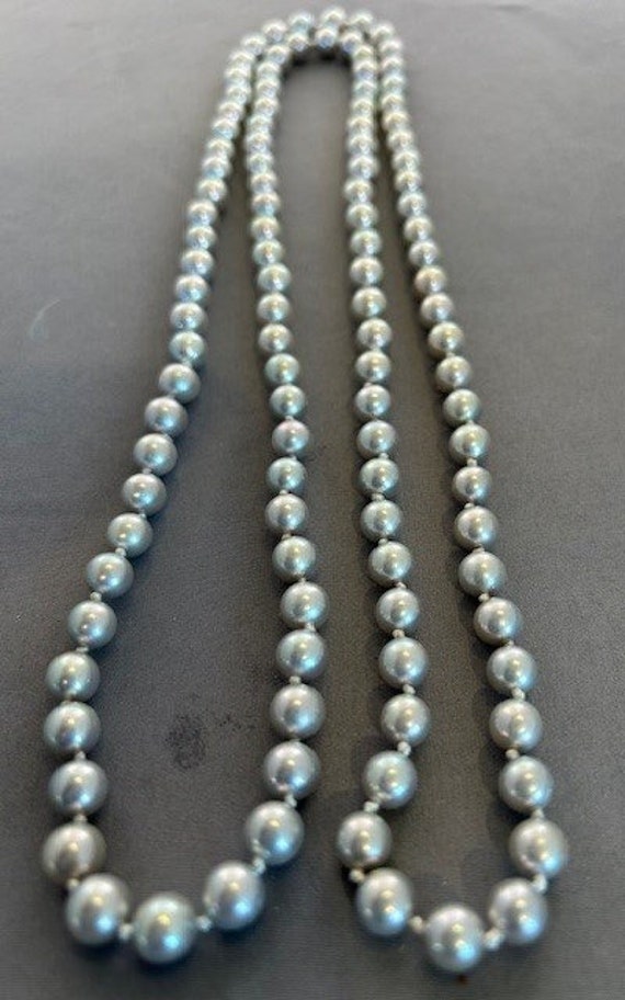 6mm Gray Japanese Cultured Pearl Necklace