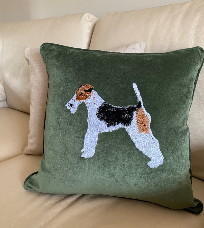 wire fox terrier plush