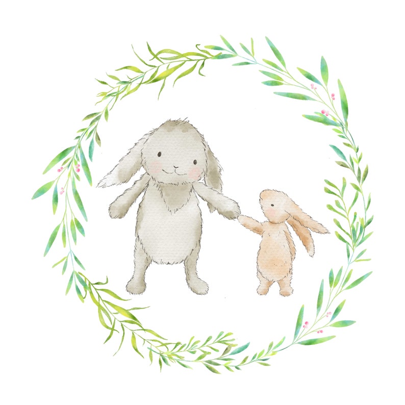 Download Woodland Watercolor Clipart Little forest animals clip art ...