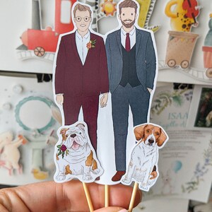 Wedding Couple Printable Cake Topper, Bride and Groom Cake Topper ...
