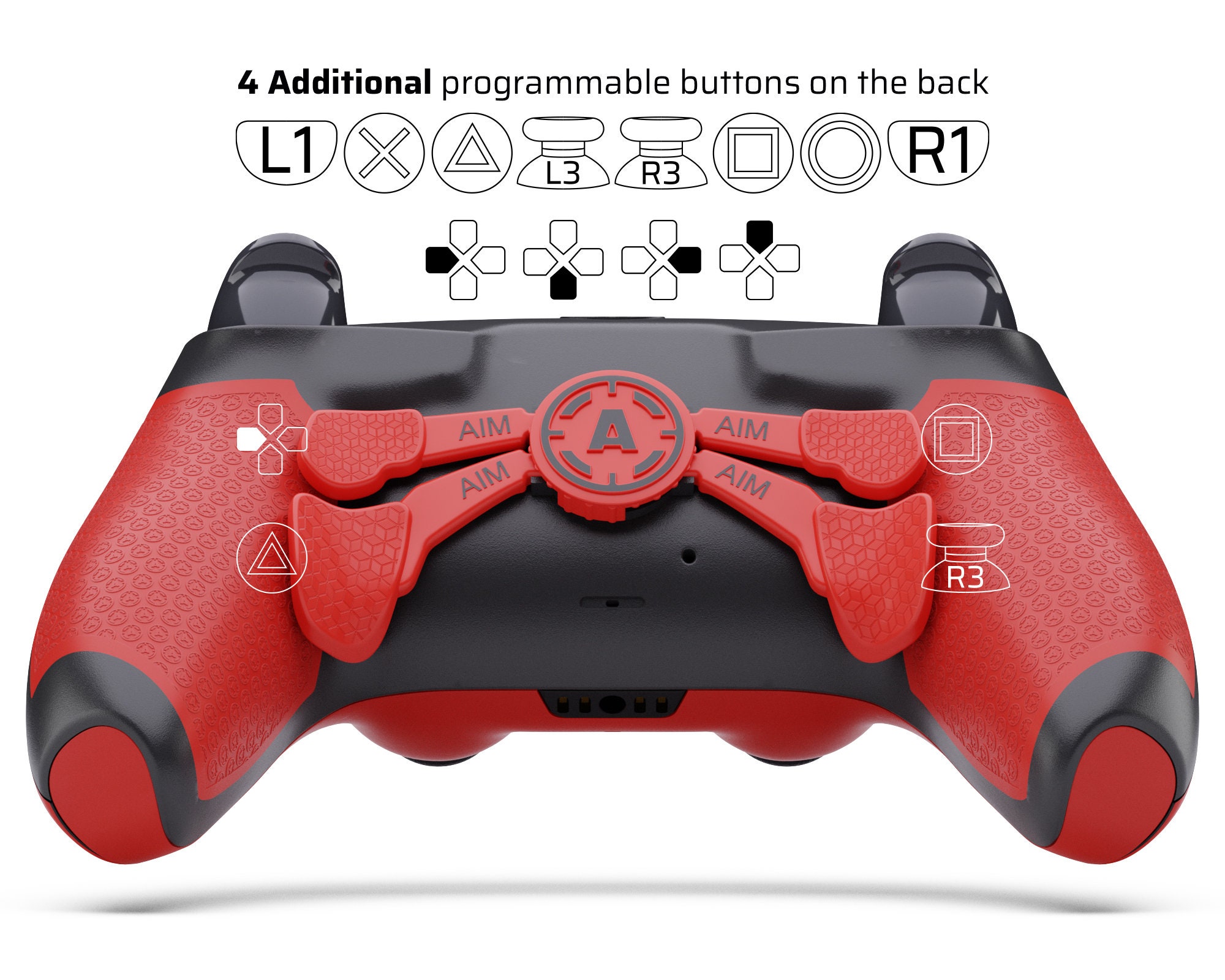 AimControllers Mando PS5 Personalizado - Sony PlayStation 5 Mando  Inalambrico - DualSense PS 5 Joystick - Mando PS5 Sony Original - PS5  Controller - Remap : : Videojuegos