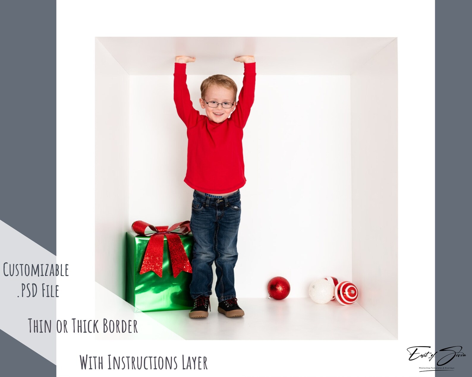 White Photo Box Photography Template Single Box Template for inside the
