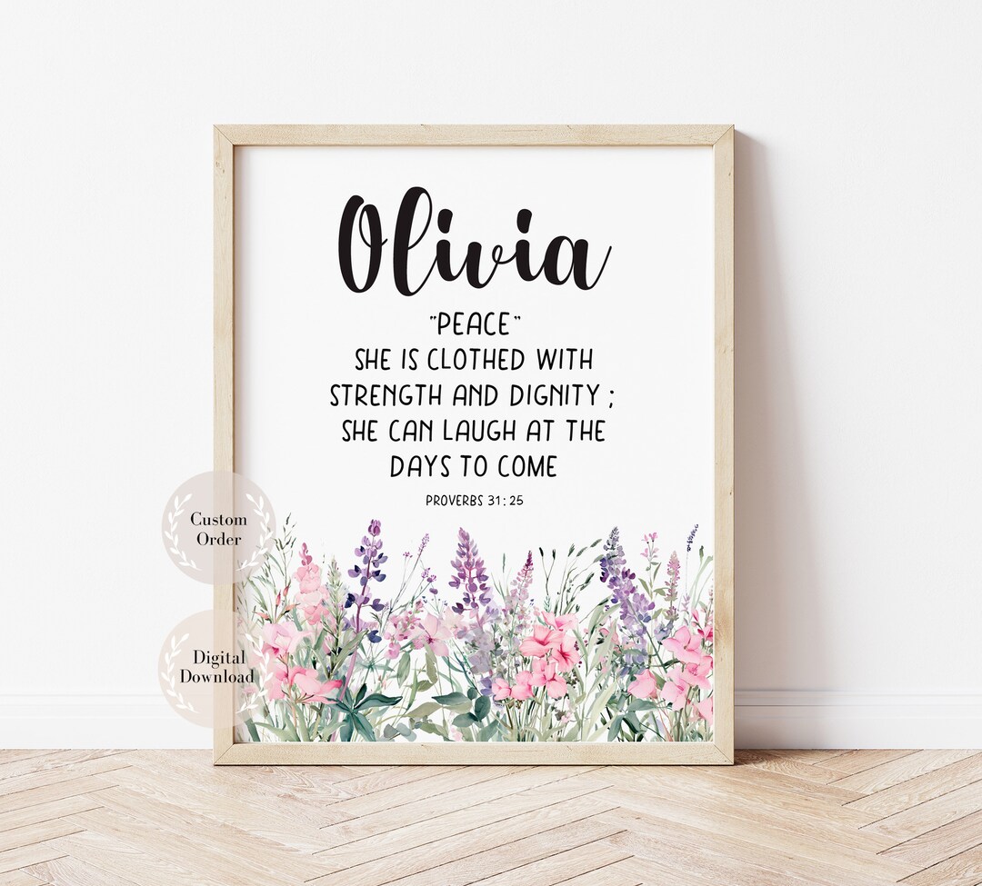 Christian Baby Name Meaning Biblical Name Meaning With Scripture Custom