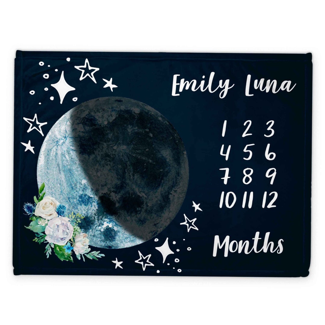 Month to Month Baby Blanket Growth Blanket Love You to the Etsy