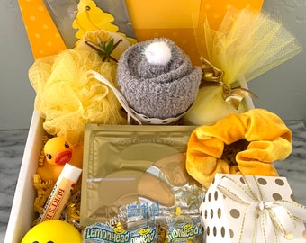 Box of Sunshine Gift Ideas  Gift Baskets of all things Yellow   Fantabulosity