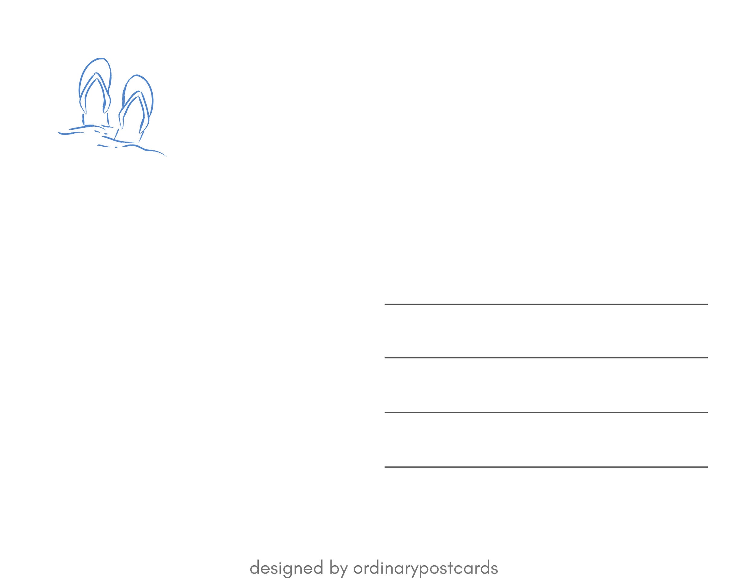 Weekly card weekly postcards beach theme download Etsy