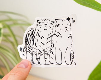 Tiger Shiny Sticker Set Tiger Shiny Sticker Set