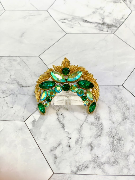 Vintage Sphinx Brooch / Sphinx Brooch / Green Sphi