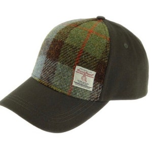 Harris Tweed and Cotton Baseball Cap - Macleod Tartan Plaid