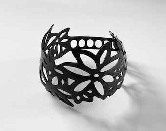 Daisy Flower Bicycle Tube Bracelet| Designed by KADEN & KAI® | Handcrafted