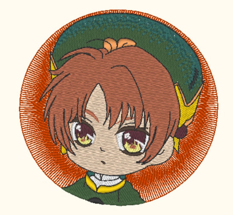 Anime Machine Embroidery Design Digital - Etsy