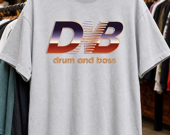 Drum and Bass Shirt, Dnb Graphic, Jungle Rave Streetwear, Electronic Music, Club Culture, Relaxed Fit