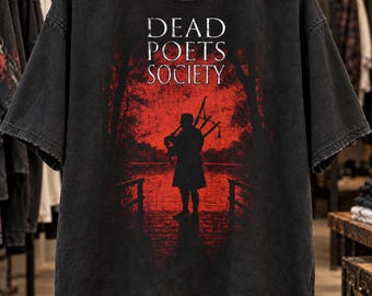 Vintage Dead Poets Society T-shirt Distressed Graphic Tee, Carpe Diem
