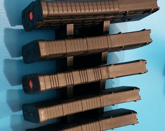 Sporting Pew Pew Magazine 5 Pmag Vertical Storage Rack - 3D Printed: Made in America