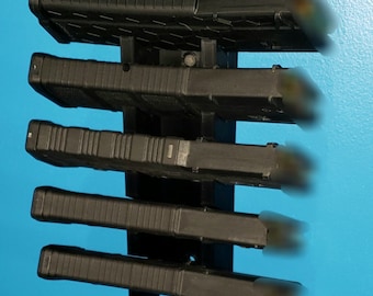 Sporting Pew Pew Magazine 5 Pmag Vertical Storage Rack - 3D Printed: Made in America