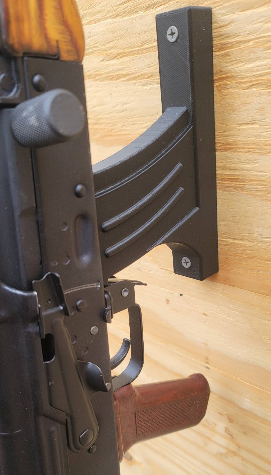AK47 Rifle Vertical Wall Mount 3D Printed Etsy