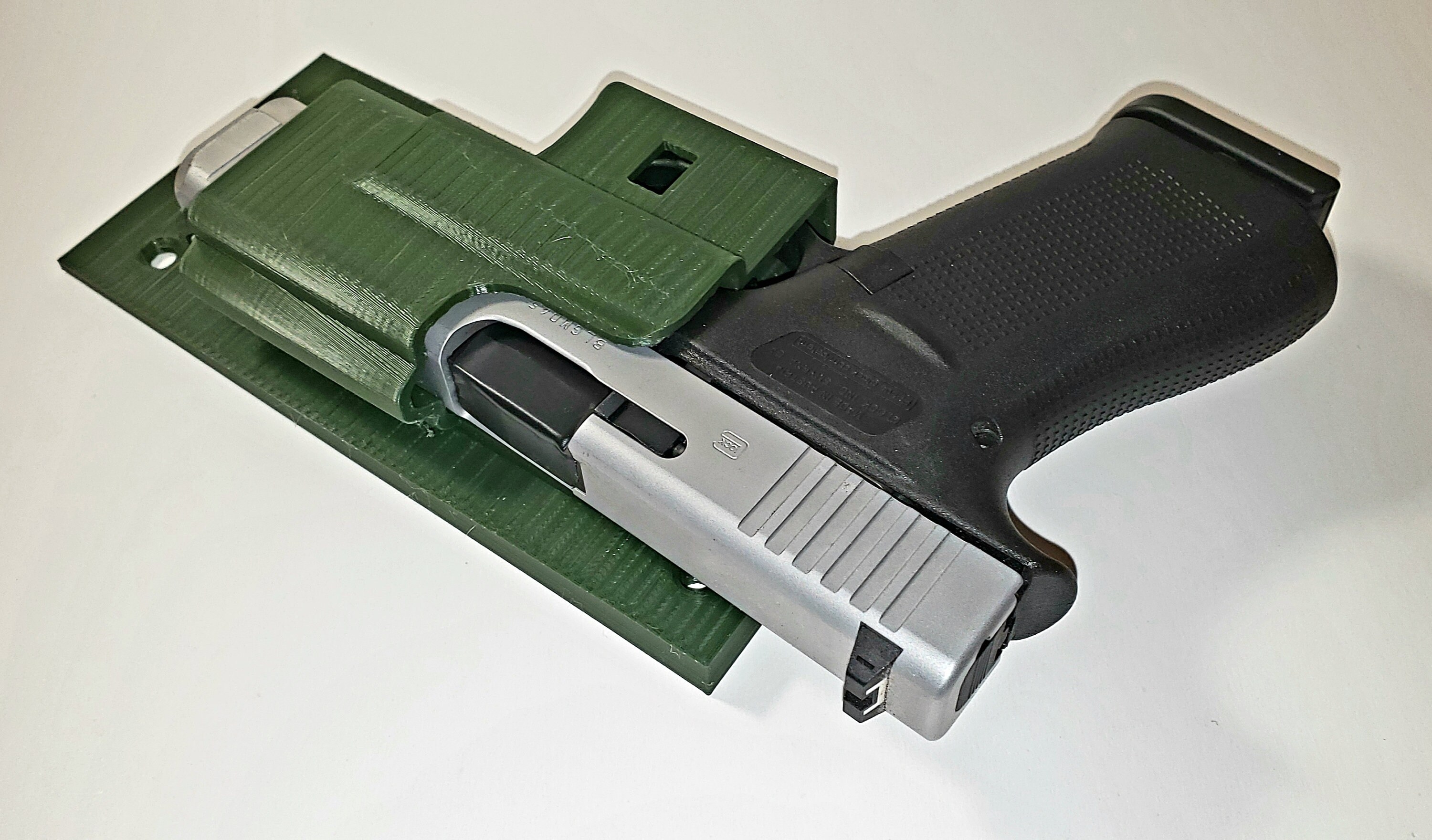 Concealed Under Desk Pistol Mounted Holster Compatible with Etsy