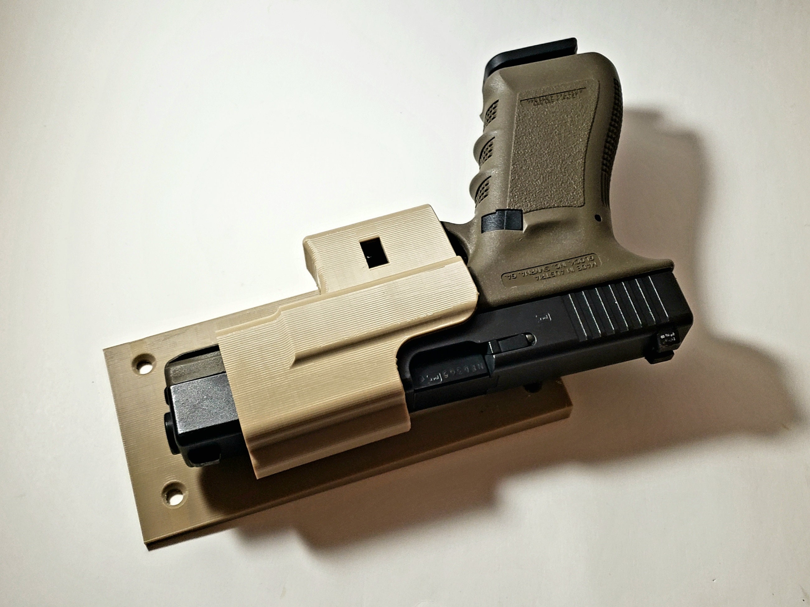 Concealed Under Desk Pistol Mounted Holster Compatible With Etsy