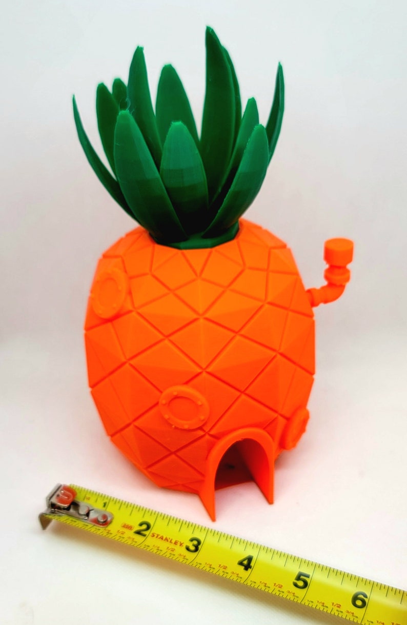 3D Printed Dice Tower Spongebob Pineapple image 6