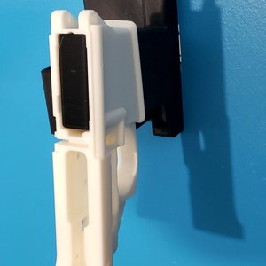 Vertical Sporting Pew Pew Wall Mount with Mag Sleeves 3D Printed image 6