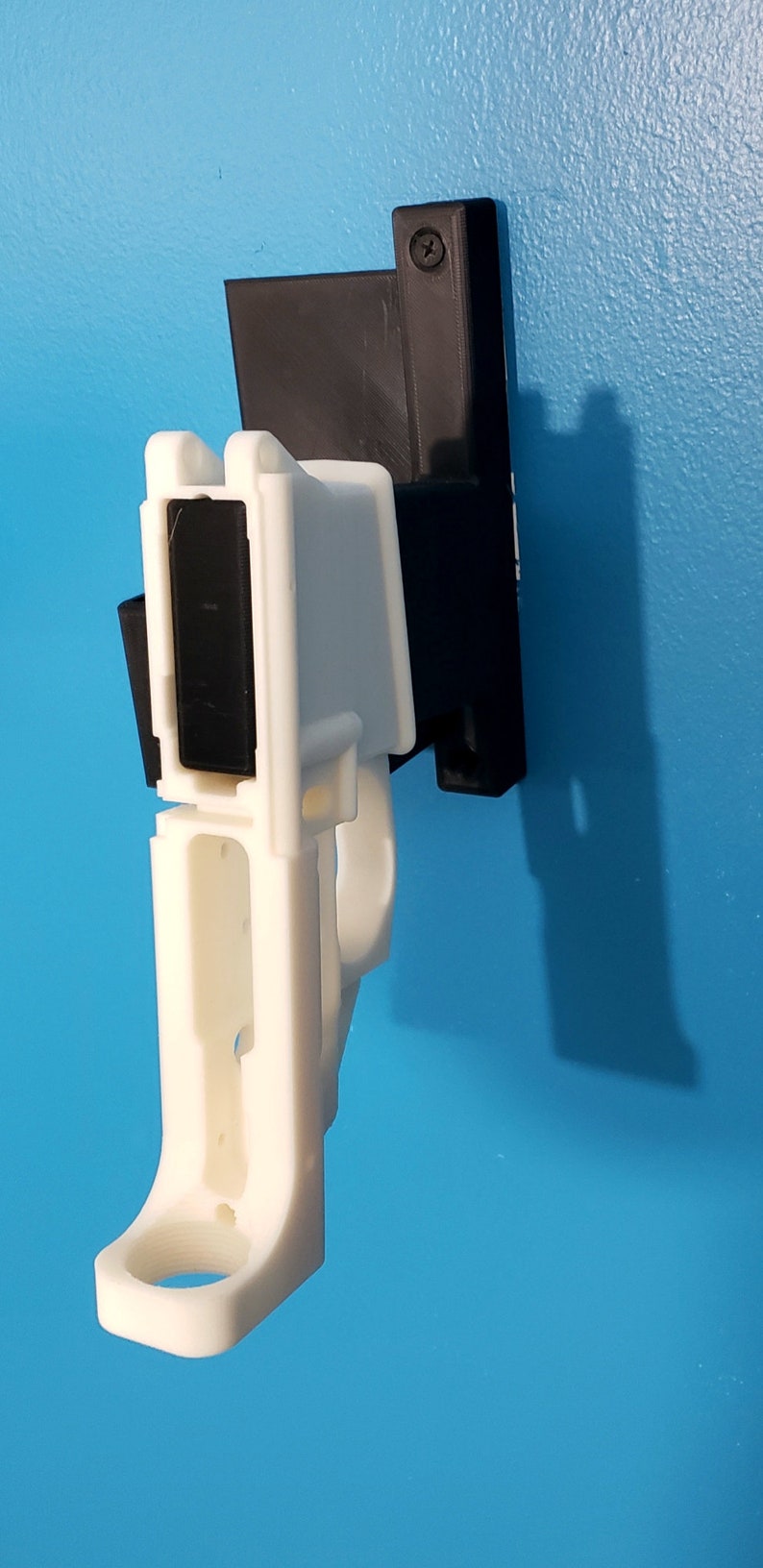 Vertical Sporting Pew Pew Wall Mount with Mag Sleeves 3D Printed image 6