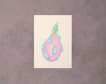 A6 Wydruk smoczego owocu