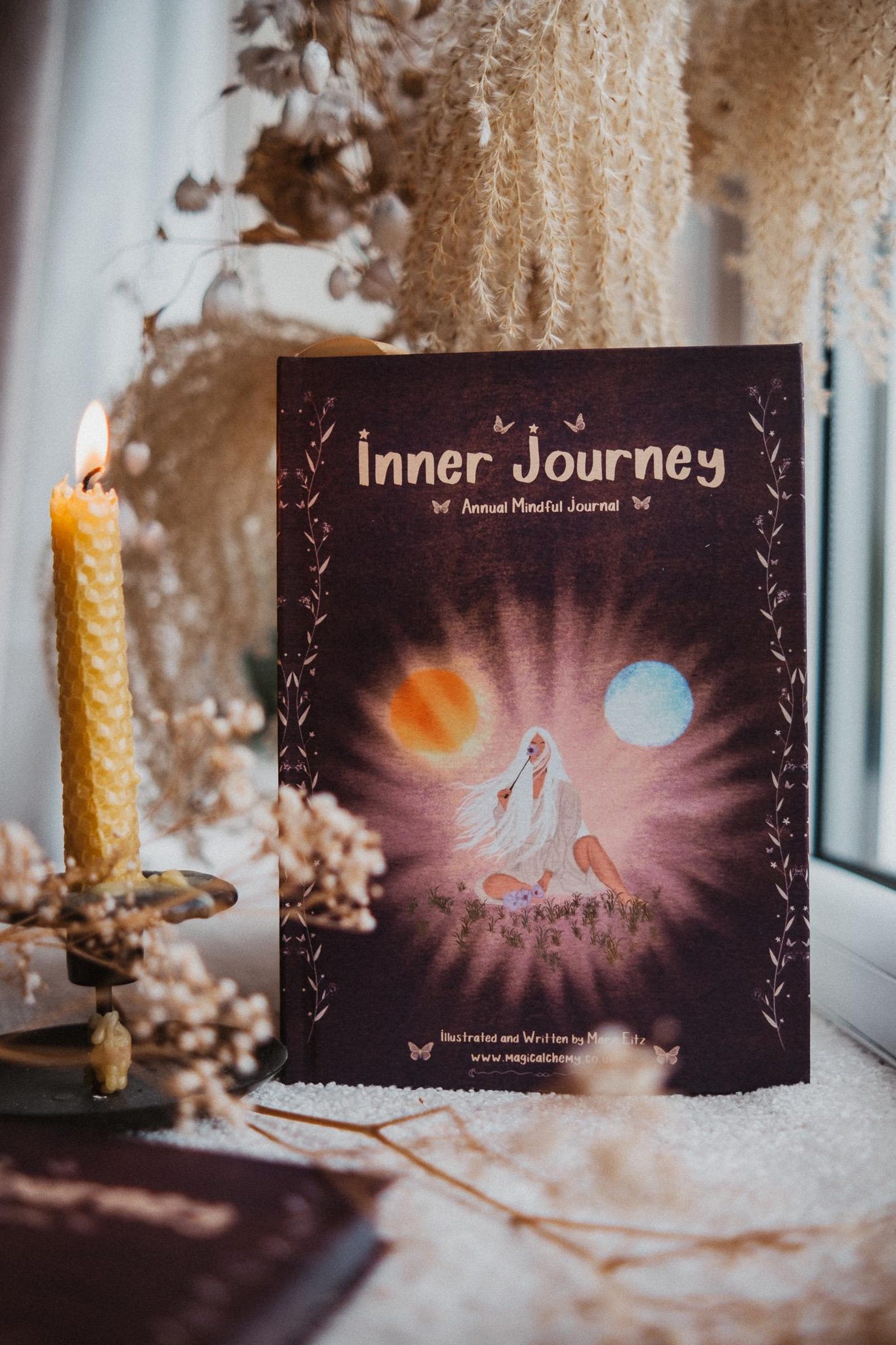 Annual Mindful Journal - Journaling | Positive | Celestial | Calendar ...