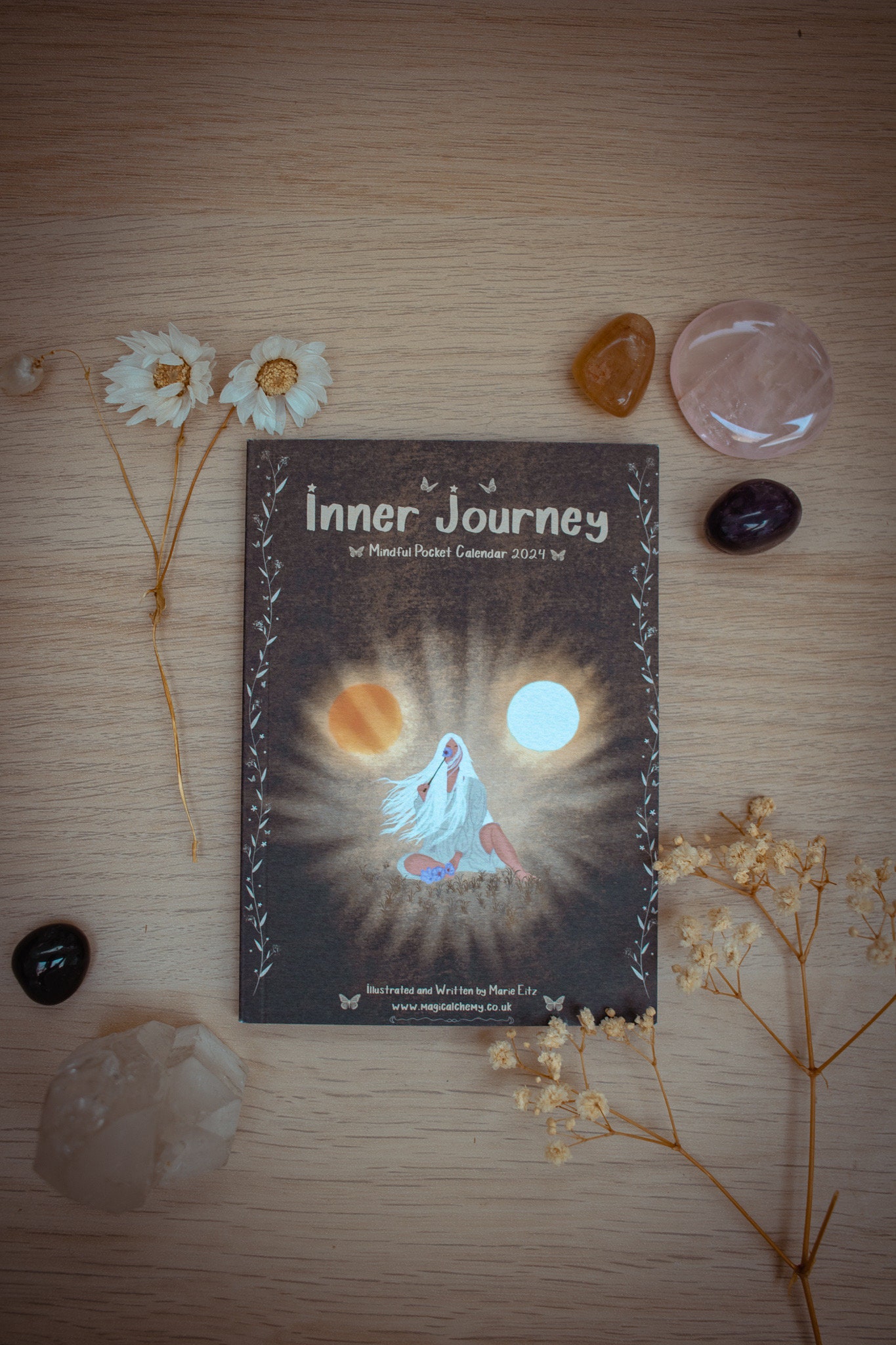 Inner Journey Mindful Pocket 2024 Calendar Book | Witches | Shadow Work |  Affirmations | Planner | Spiritual | Journal | Gratitude