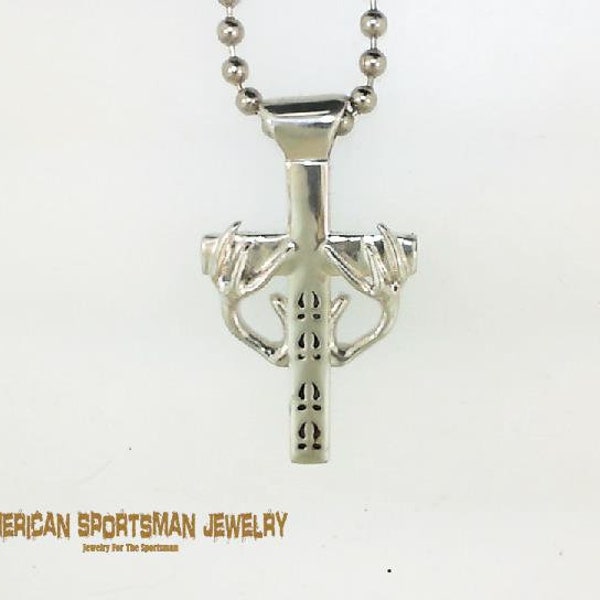 Hunting Cross Necklace Etsy