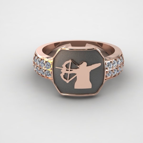 Bow Hunting Ring-Diamond Ring