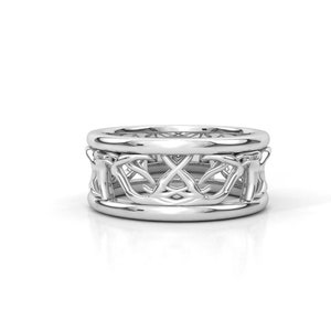 Outdoor Wedding Band, Interlocking Antlers Ring, Hunting Season Jewelry, Deer Antler Inspiration, Bowhunter&#39;s gift