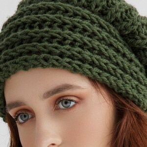 Chunky Beanie Knit Pattern for Women | Beanie Knitting Pattern Pdf - Etsy