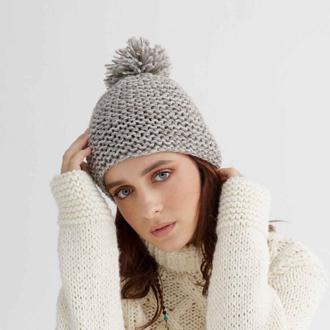 Beanie Knitting Pattern Pdf | Easy Knit Design Tutorial - Etsy Australia