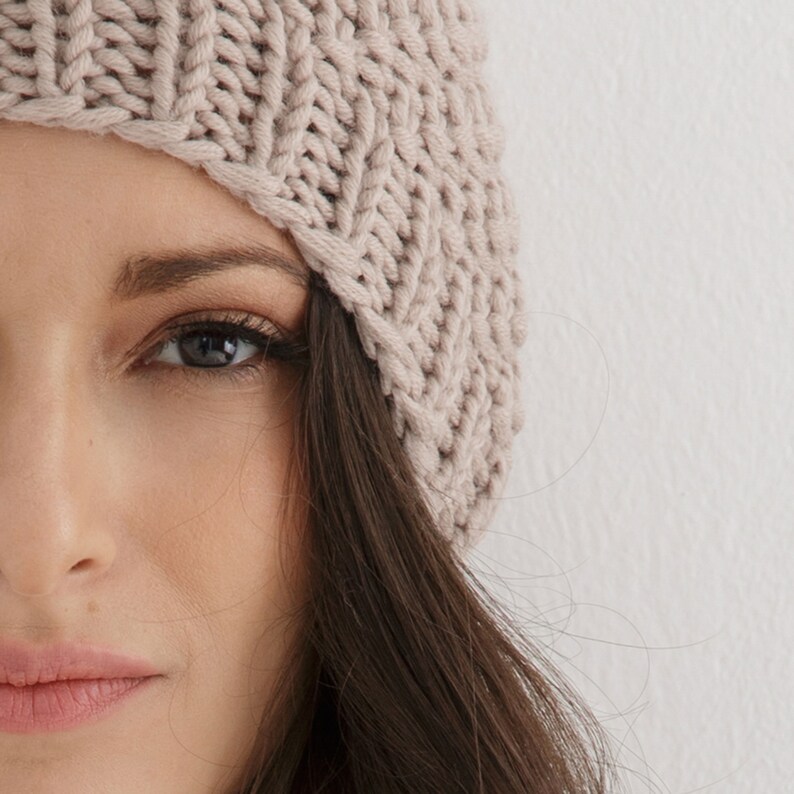 Beanie Knitting Pattern Pdf | Hat Knit Design Tutorial - Etsy