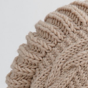 Chunky Beanie Knit Pattern Pdf | Beret Knitting Pattern - Etsy