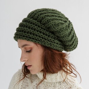 Chunky Beanie Knit Pattern for Women | Beanie Knitting Pattern Pdf - Etsy