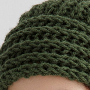 Chunky Beanie Knit Pattern for Women | Beanie Knitting Pattern Pdf - Etsy