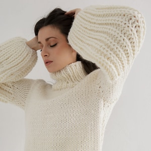 Sweater knitting pattern for women | Knit pattern pdf digital