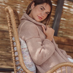 Long cardigan knitting pattern for women