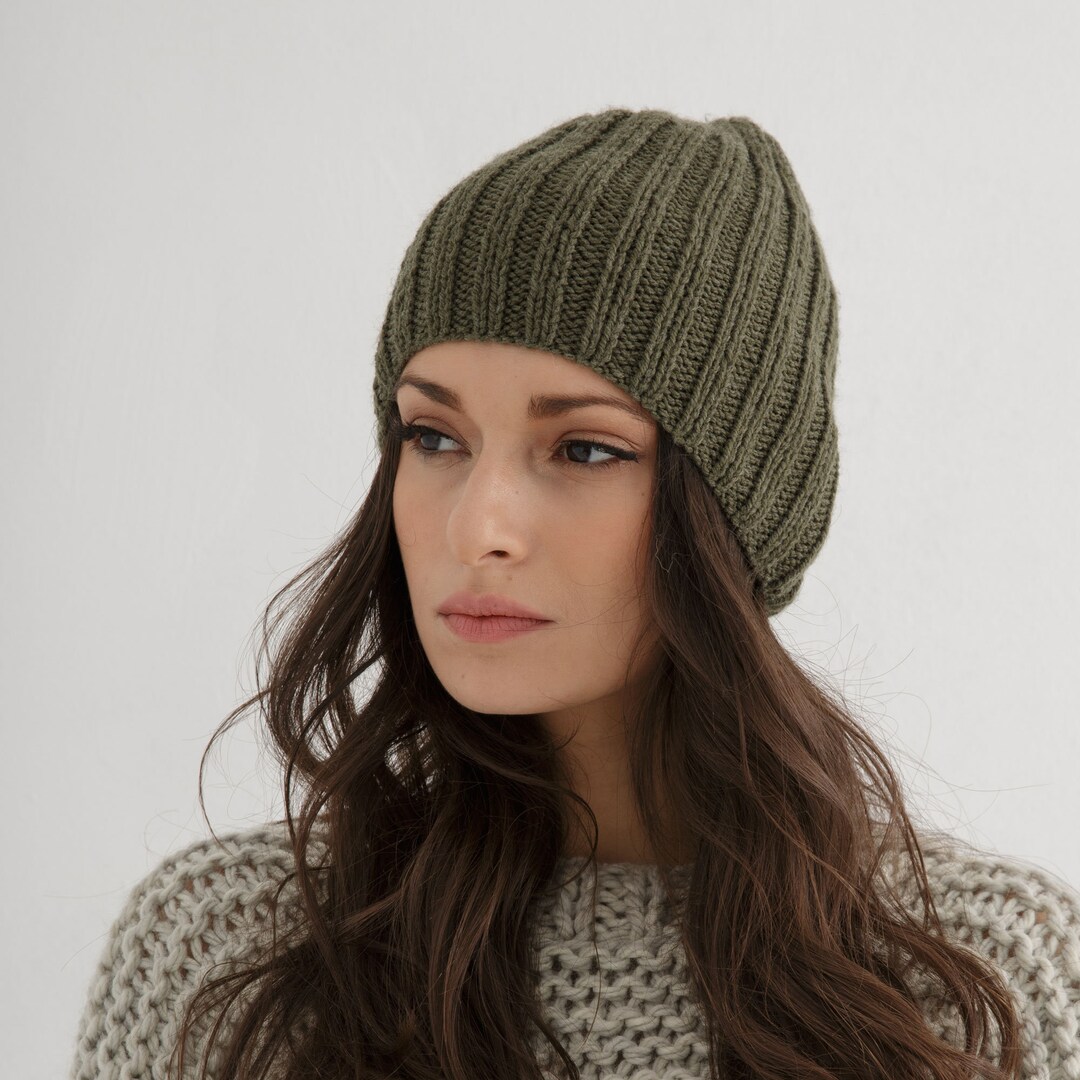 Easy Beanie Knitting Pattern | Hat Knit Pattern Pdf - Etsy