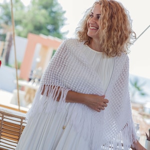 Shawl knit pattern | Knitted shawl pattern | Shawl PDF pattern