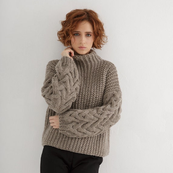 PLAIN STITCH HIGH NECK KNIT – ABYTS