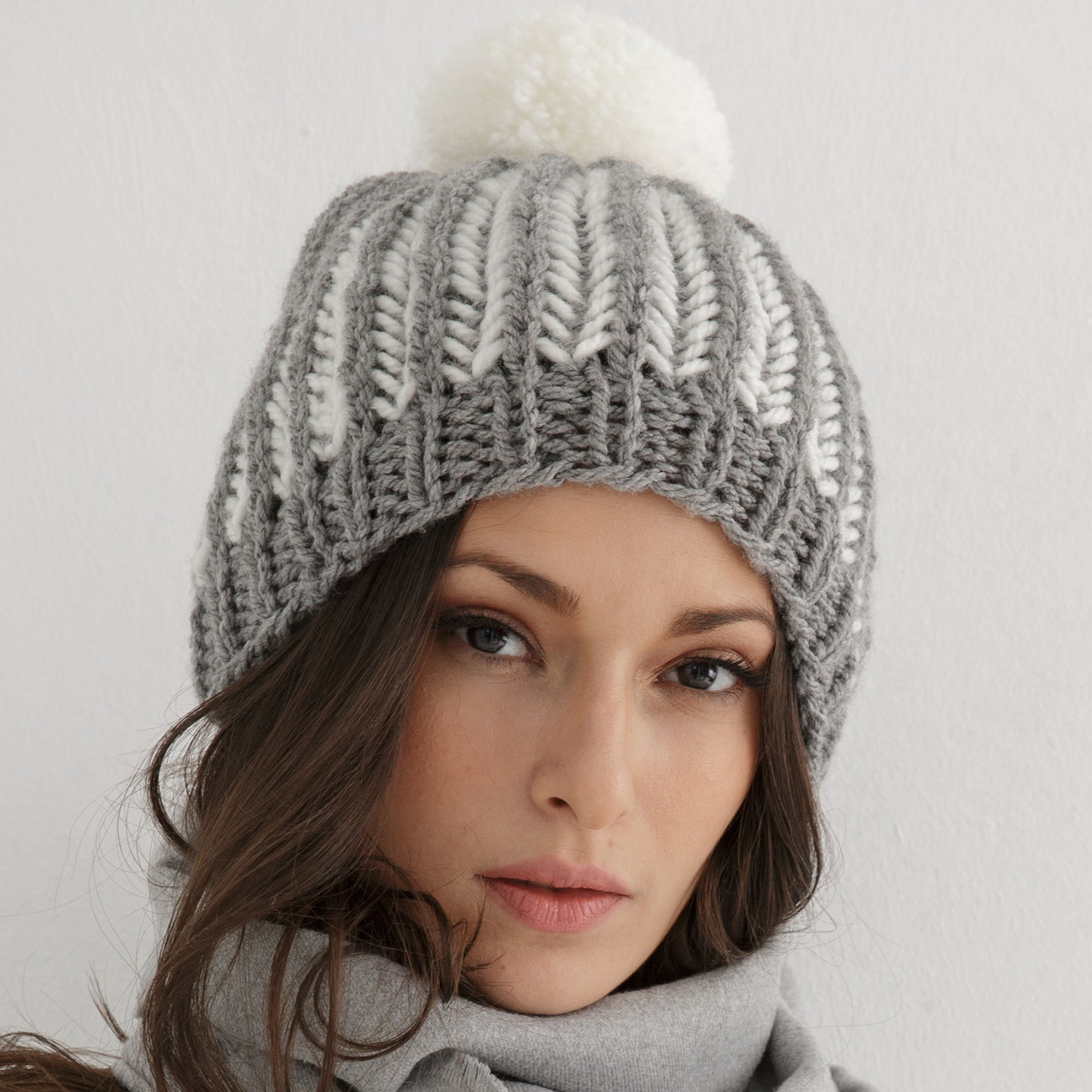 Chunky Beanie Knitting Pattern for Women | Hat Knit Design Pdf - Etsy