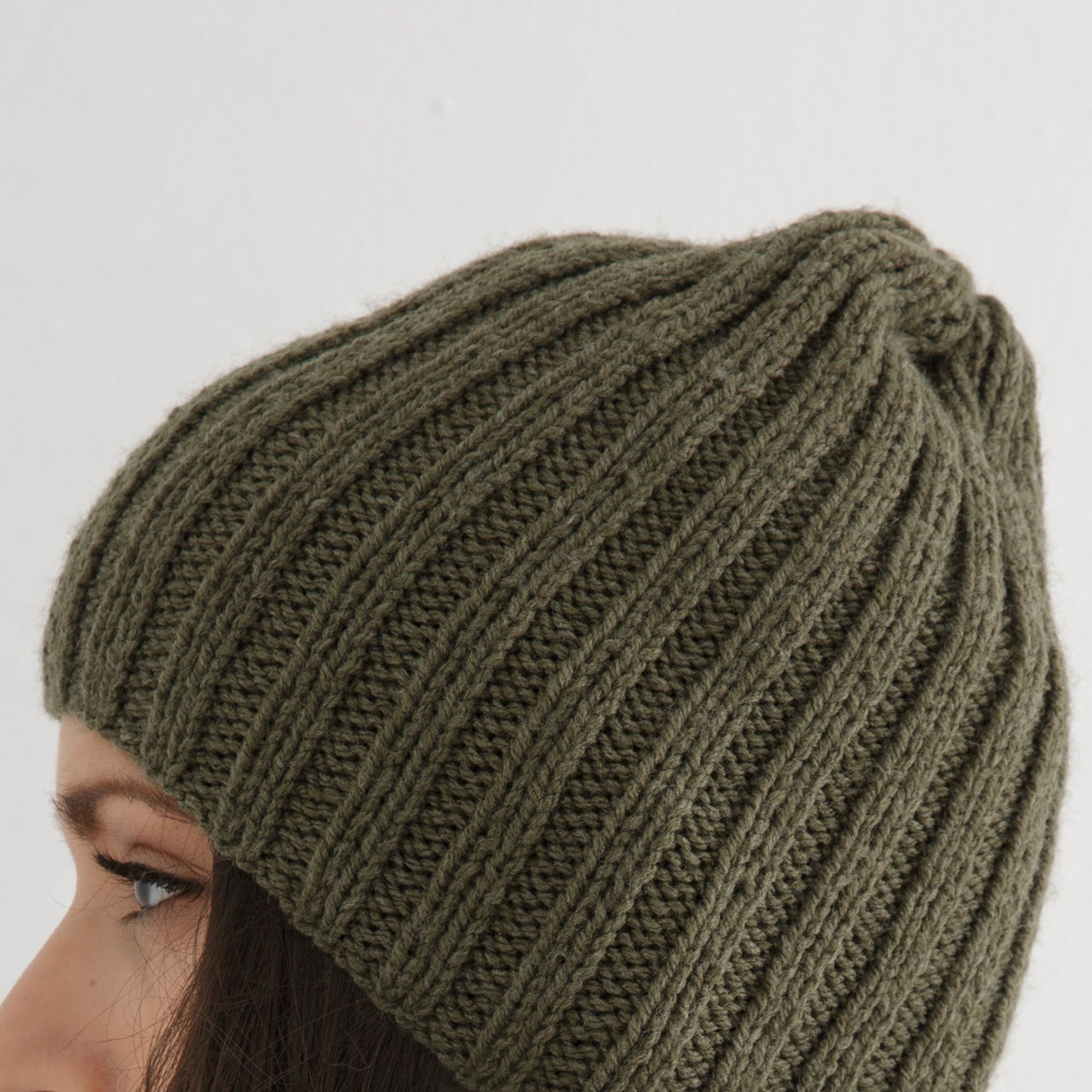 Easy Beanie Knitting Pattern | Hat Knit Pattern Pdf - Etsy